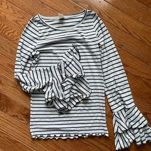 [Free People] Lettuce Cuff Long Sleeve Stretch Tee Large